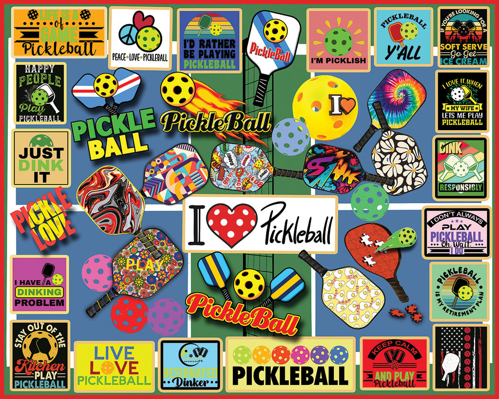 Pickleball (1846pz) - 1000 Piece Jigsaw Puzzle