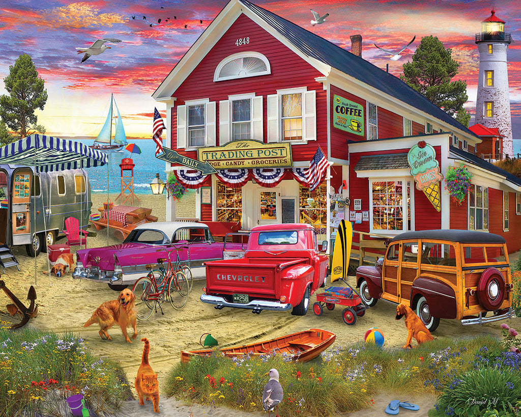 The Trading Post (1882pz) - 1000 Piece Jigsaw Puzzle