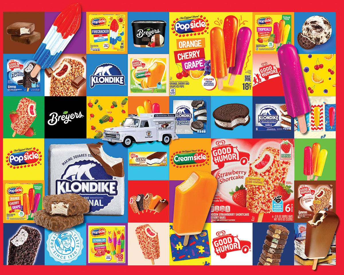 1000 Piece Jigsaw Puzzle - Favorite Ice Creams (2103pz) – White