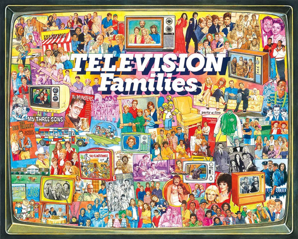 TV Families (1124pz) - 1000 Piece Jigsaw Puzzle