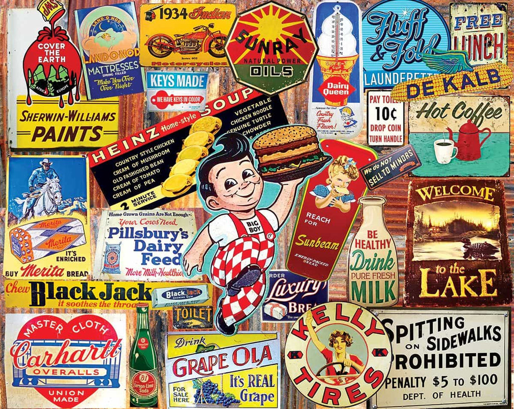 Vintage Signs (1189pz) - 1000 Pieces