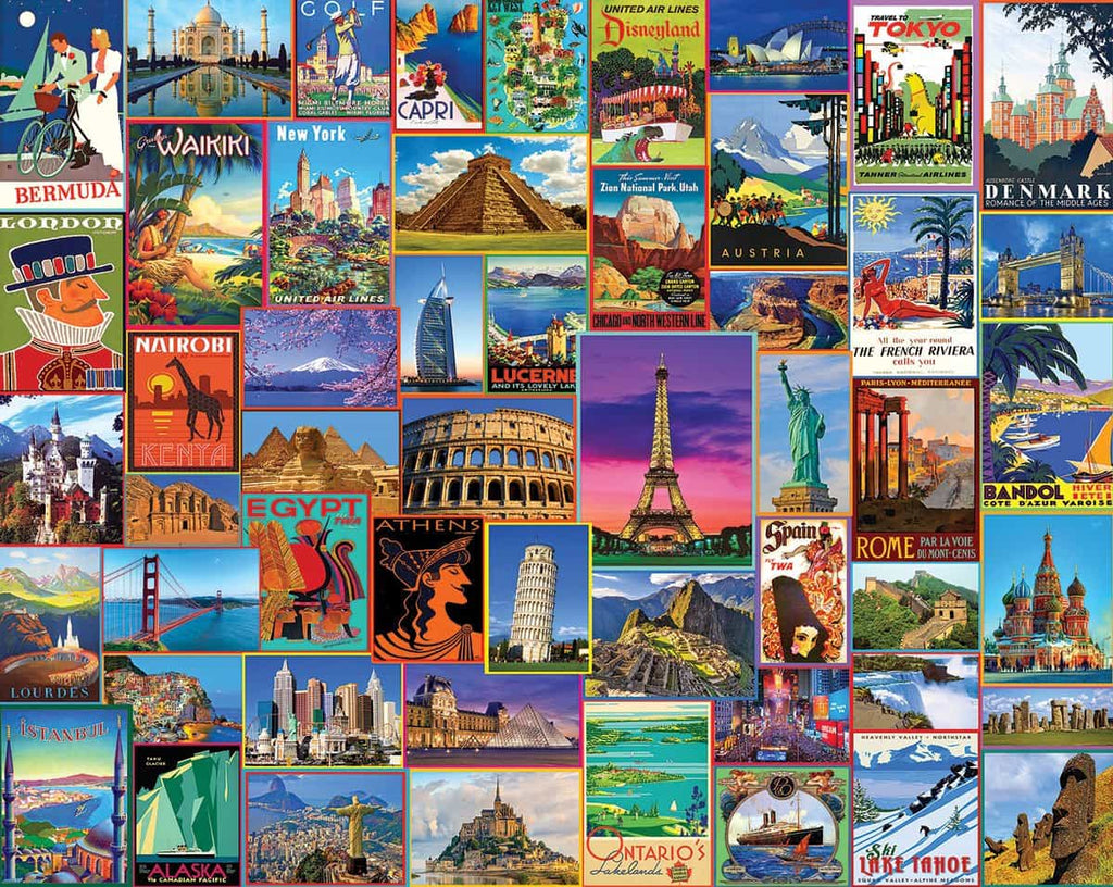 Best Places in the World (1272pz) - 1000 Piece Jigsaw Puzzle