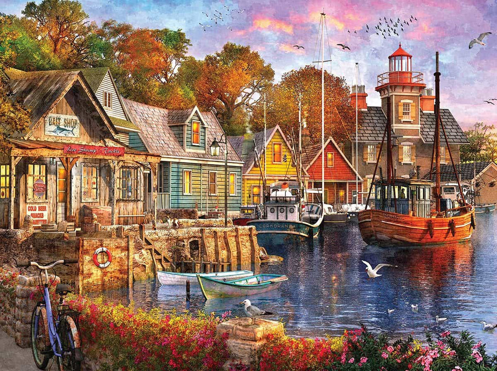 Harbor Evening (1418pz) - 1000 Piece Jigsaw Puzzle