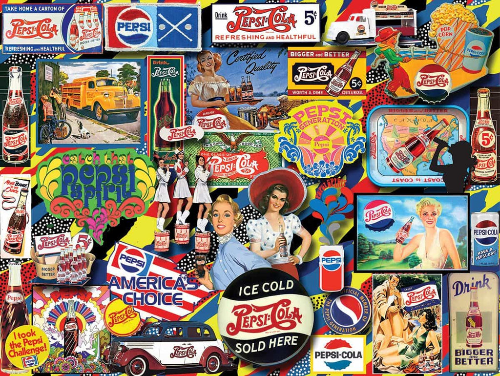 Vintage Pepsi (1436pz) - 1000 Piece Jigsaw Puzzle