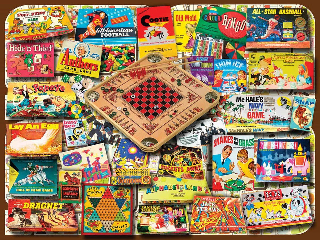 Classic Games (1438pz) - 500 Piece Jigsaw Puzzle