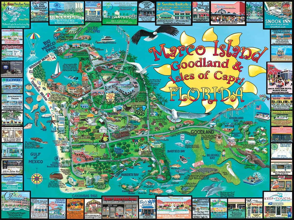 Marco Island, FL (1463pz) - 1000 Piece Jigsaw Puzzle