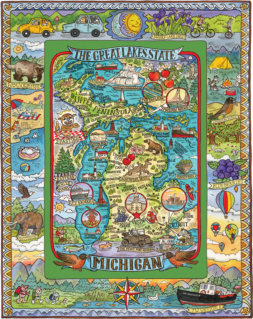 Michigan (1511pz) - 1000 Piece Jigsaw Puzzle