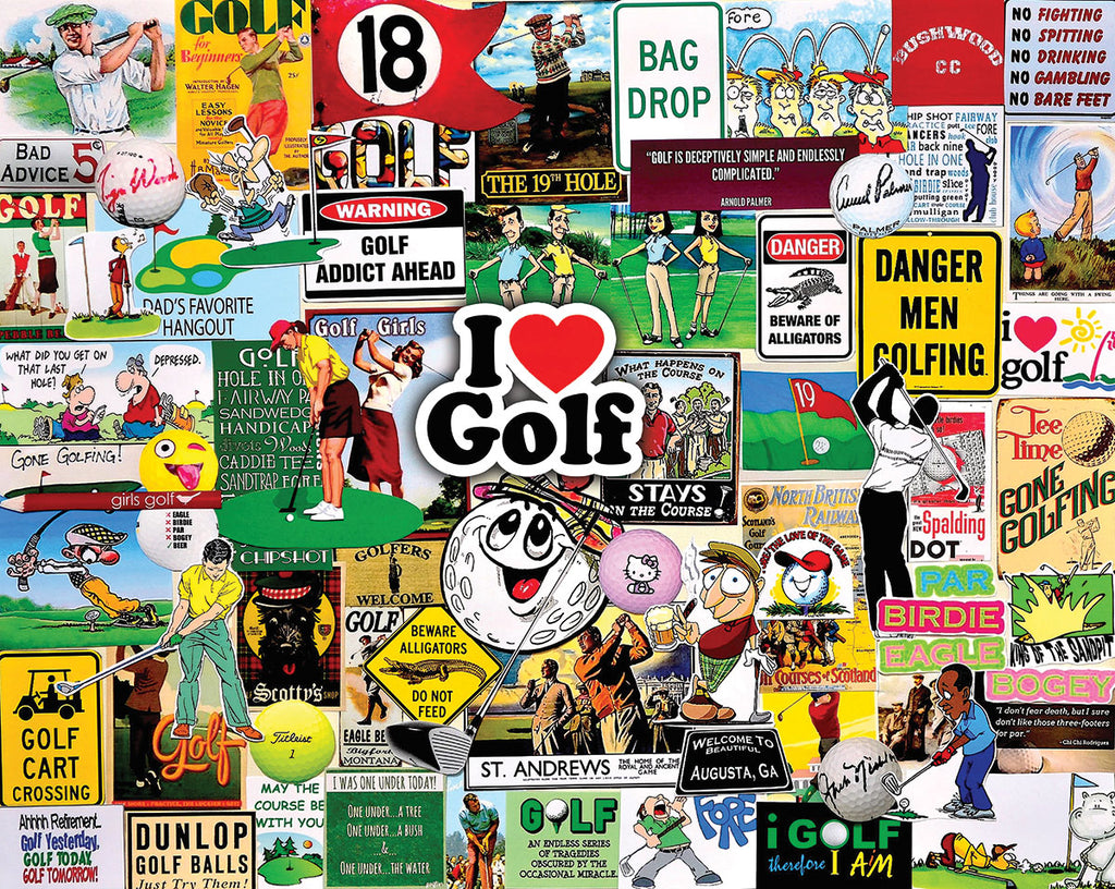 I Love Golf (1548pz) - 1000 Piece Jigsaw Puzzle