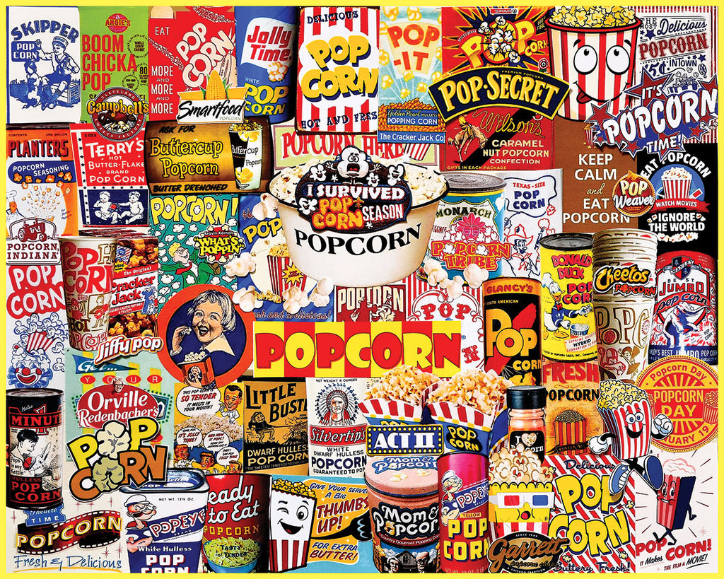 Popcorn (1755pz) - 1000 Piece Jigsaw Puzzle