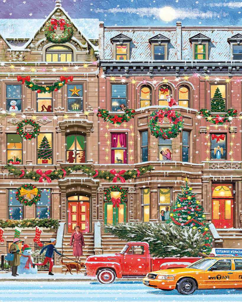 Christmas in the City (1802pz) - 1000 Piece Jigsaw Puzzle