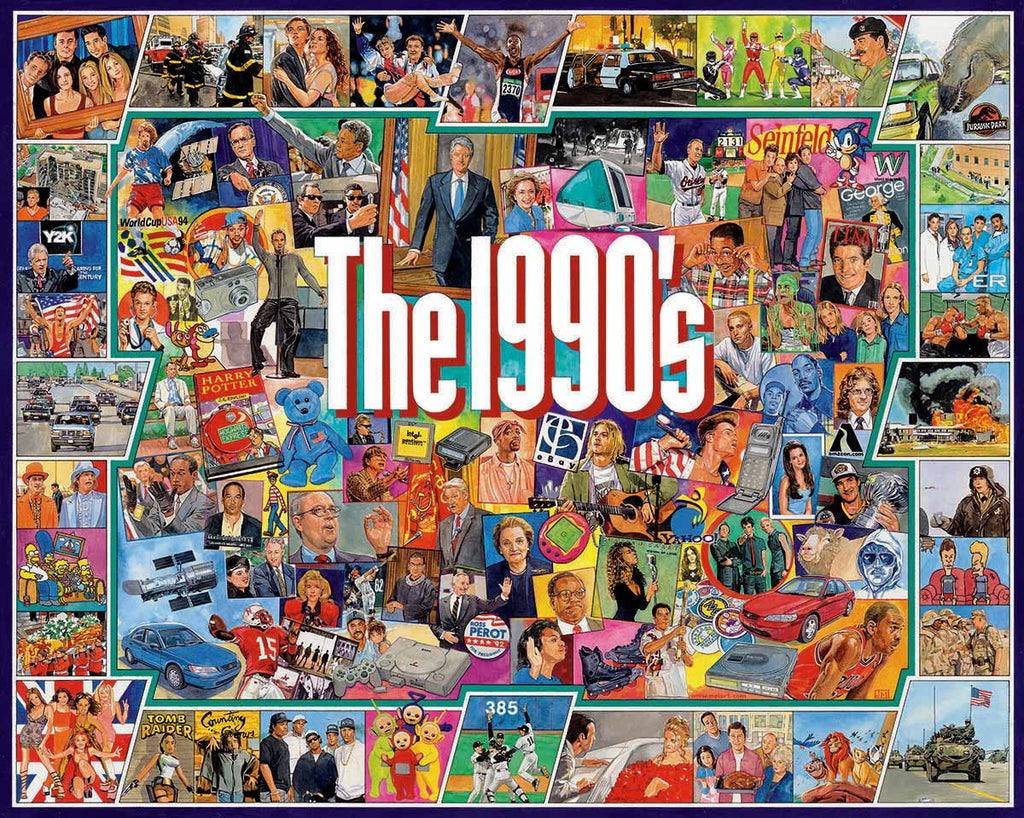 Products The Nineties (959t) - 1000 PC (Small 20"x27" Format)