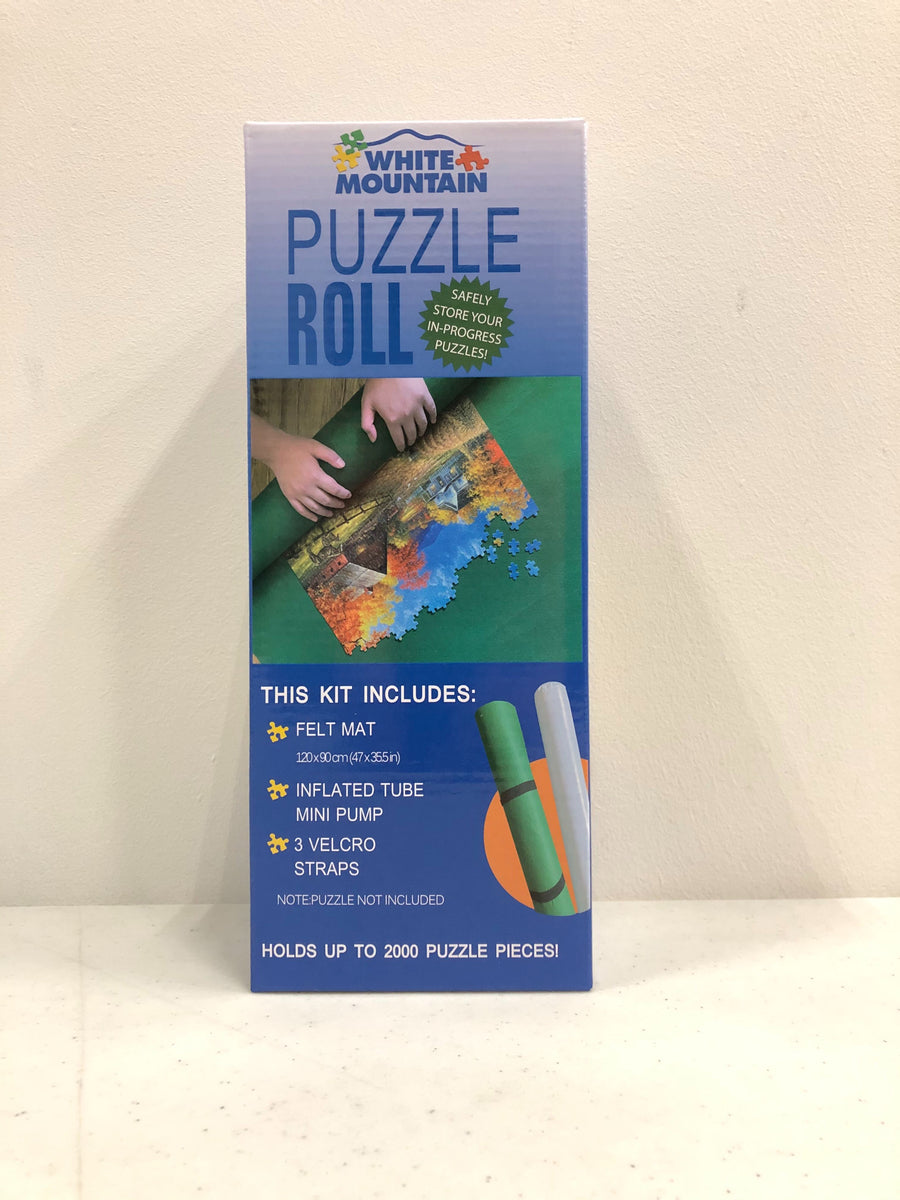 Puzzle Roll-Up Mat Keeps Pieces in Place 