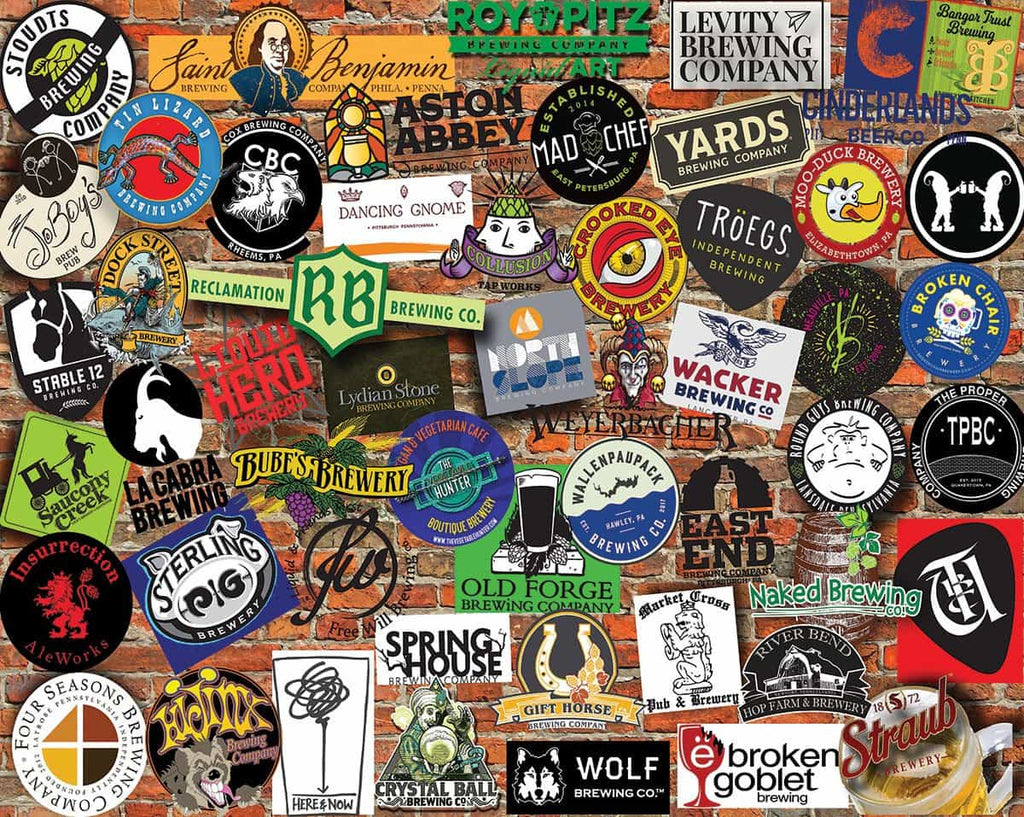 Pennsylvania Craft Beer (1395pz) - 1000 Piece Jigsaw Puzzle