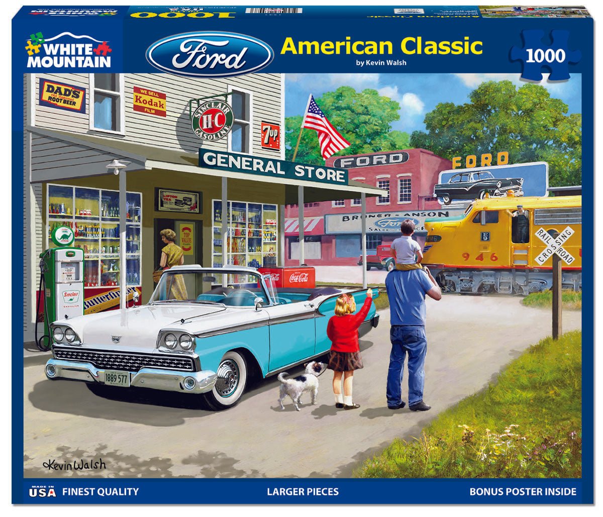 1000 Piece Puzzle - American Classics – White Mountain Puzzles