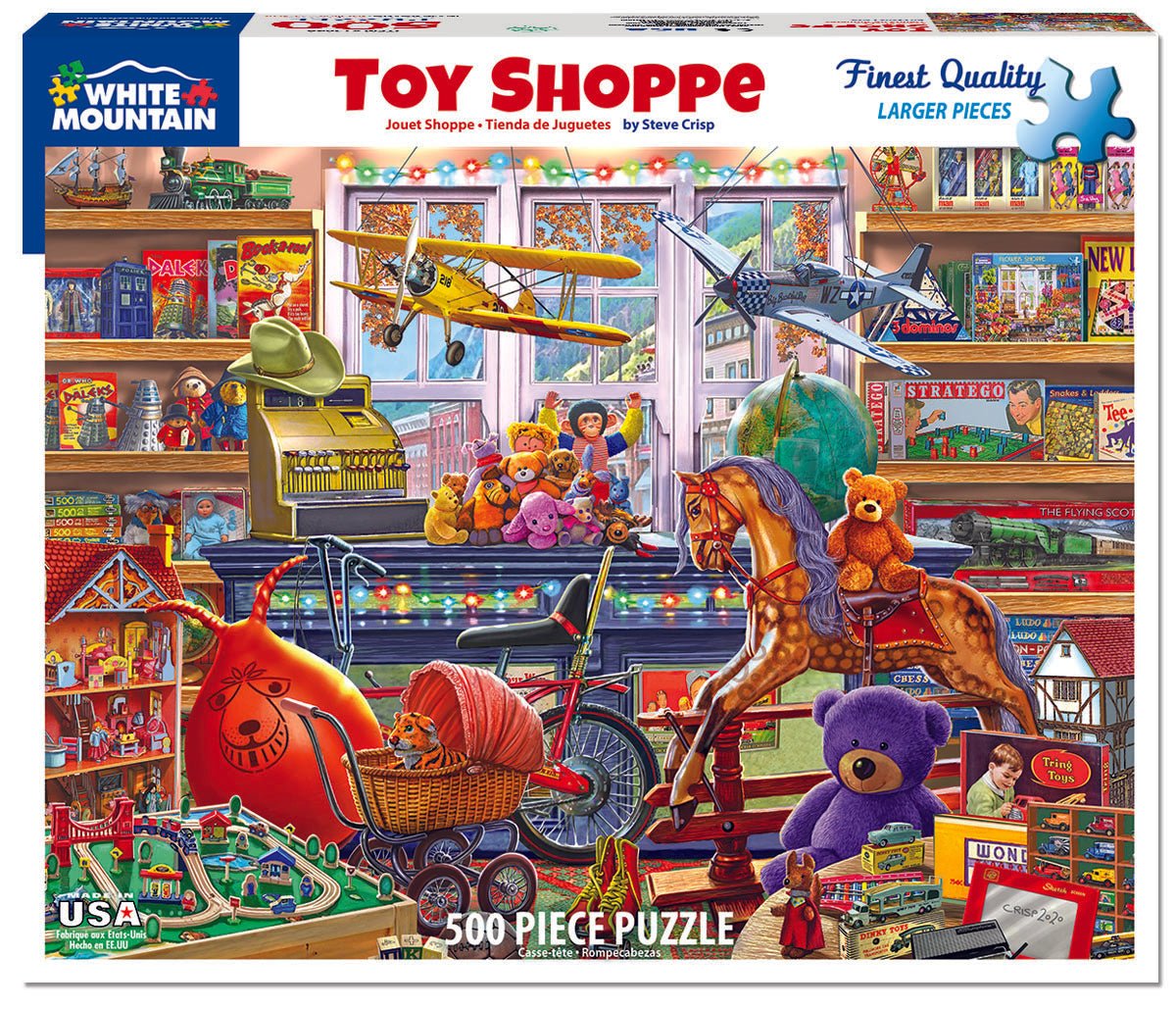 Toy Shoppe - 550 Piece Jigsaw Puzzle – White Mountain Puzzles