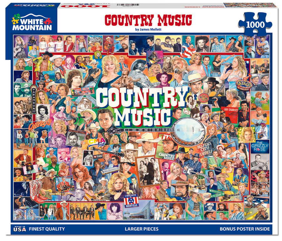 Country Music James Mellett Puzzle Key