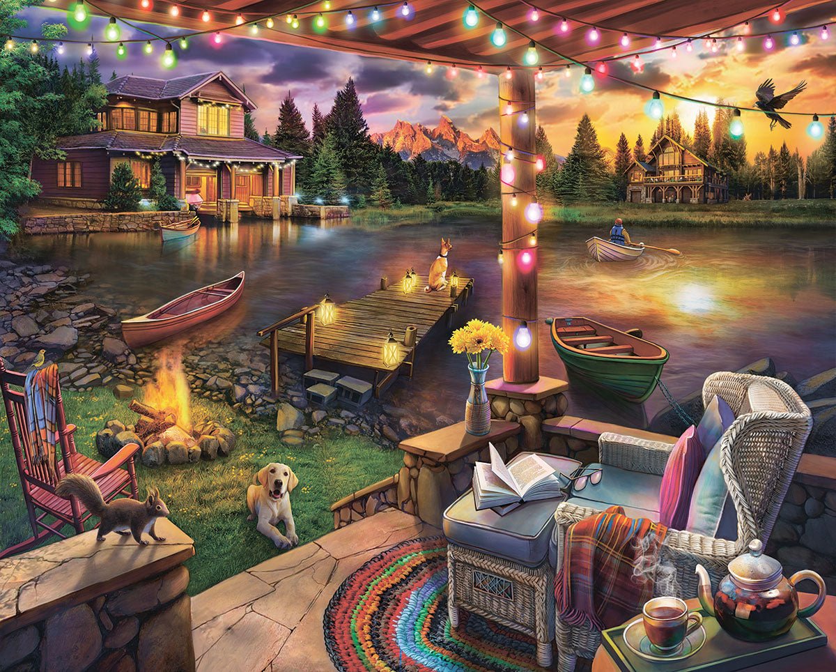Summer Evening - 500 Piece Jigsaw Puzzle – White Mountain Puzzles