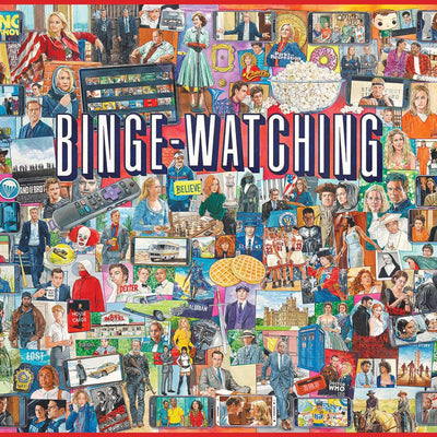 Binge-Watching (1761pz) - 1000 Piece Jigsaw Puzzle
