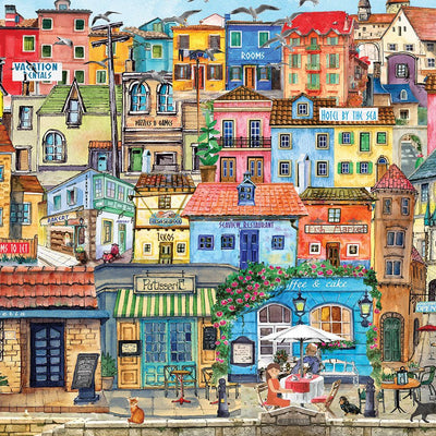 Seaside Village (1776pz) - 500 Piece Jigsaw Puzzle