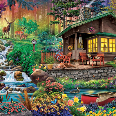 Cabin In The Woods (1809pz) - 500 Piece Jigsaw Puzzle