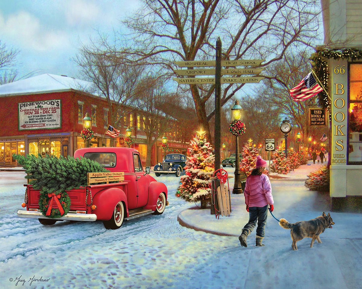 1000 Piece Jigsaw Puzzle - Main Street Christmas (1817pz) – White