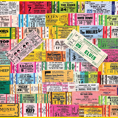 Concert Tickets (1844pz) - 1000 Piece Jigsaw Puzzle