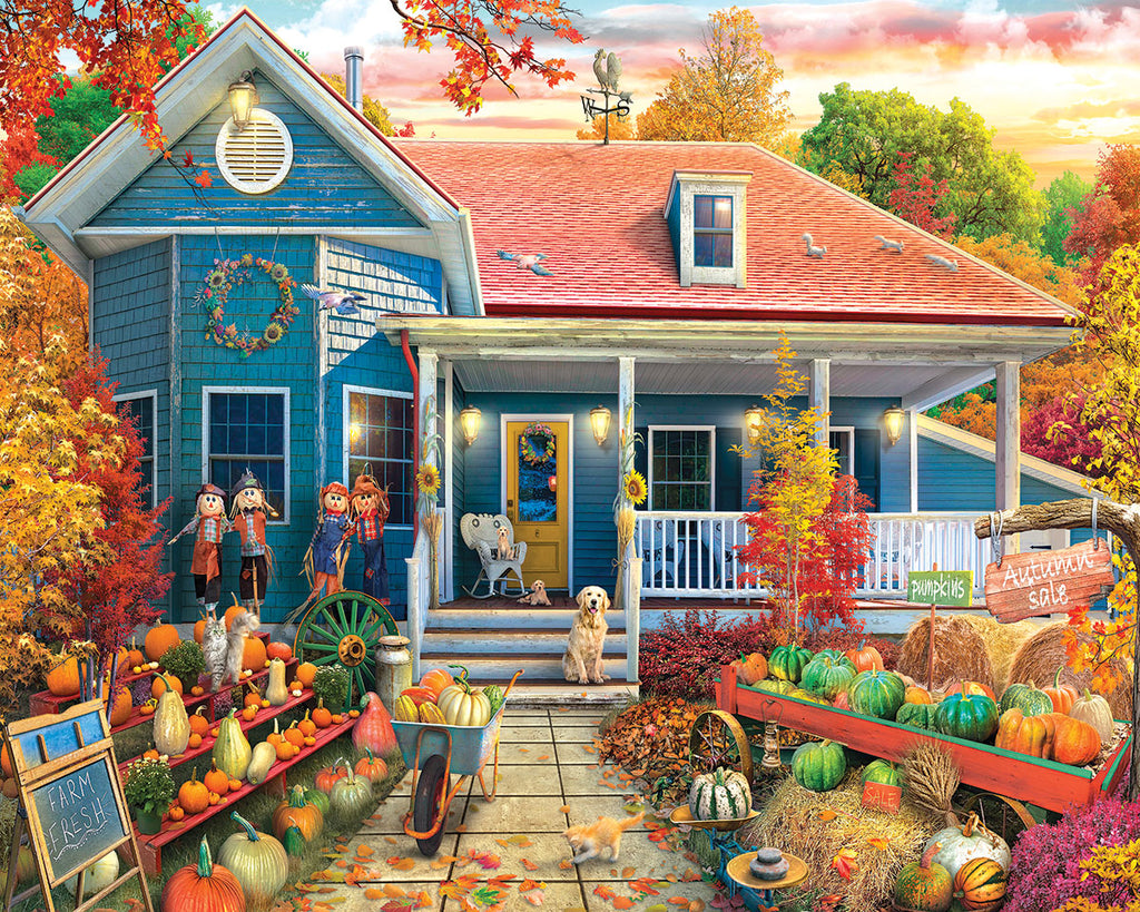 Autumn House (1870pz) - 1000 Piece Jigsaw Puzzle