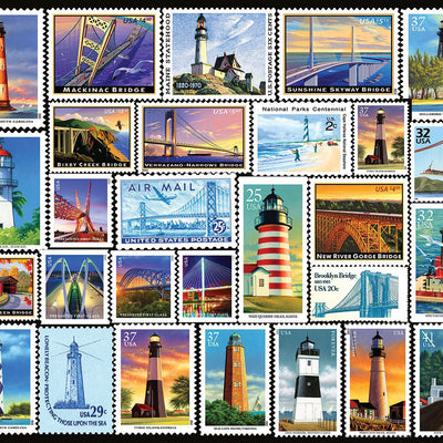 Lighthouses & Bridges (1892pz) - 1000 Piece Jigsaw Puzzles