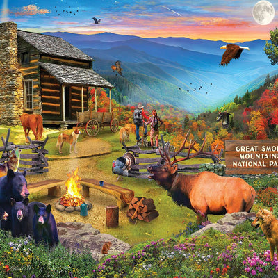 Great Smoky National Park (1904pz) - 1000 Piece Jigsaw Puzzle