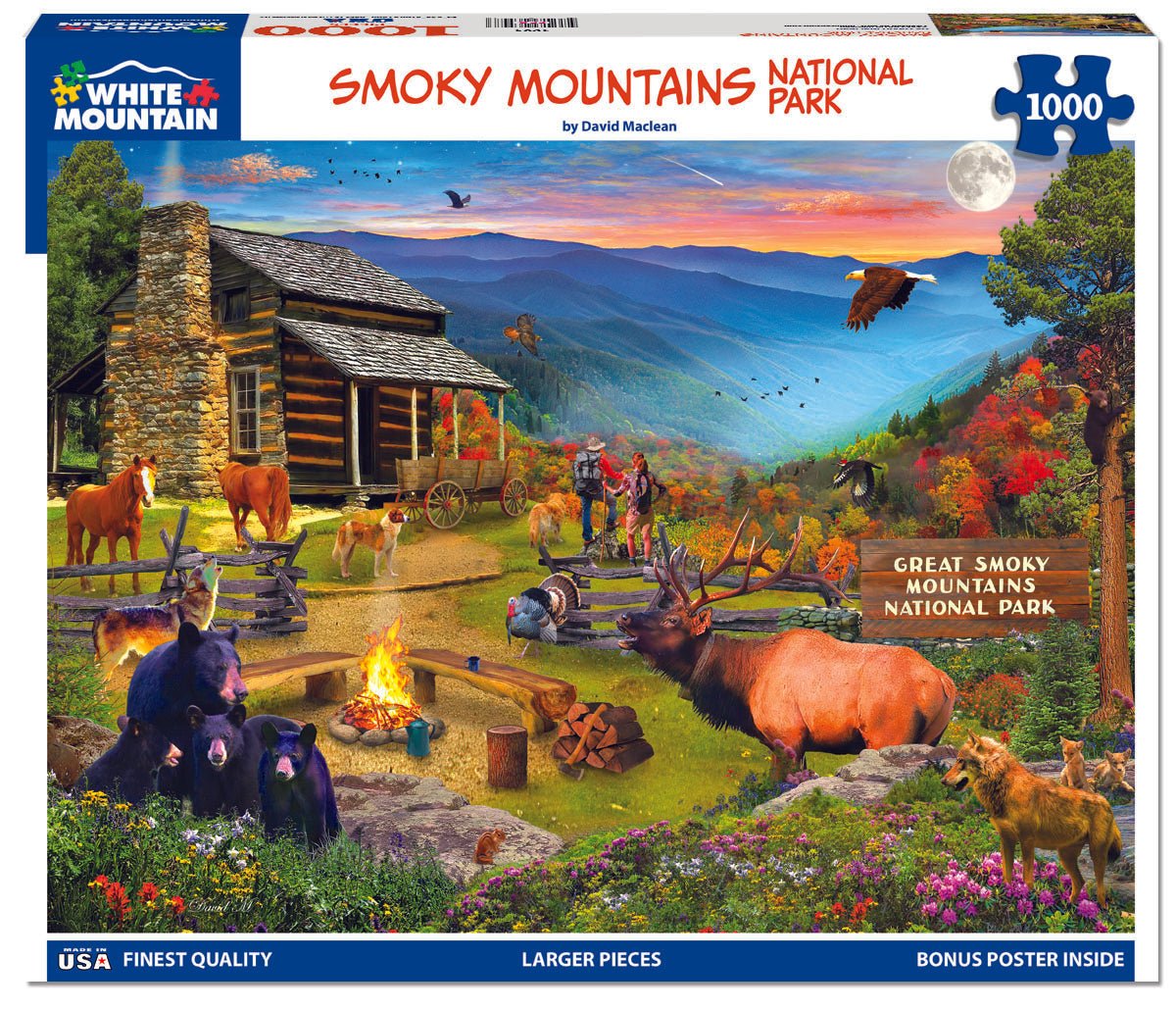 1000 Piece Jigsaw Puzzle - Great Smoky National Park (1904pz