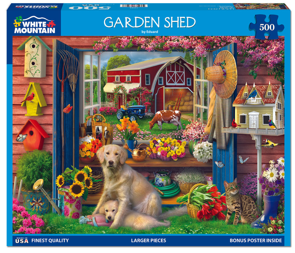 Garden Shed (1906pz) - 500 Piece Jigsaw Puzzle
