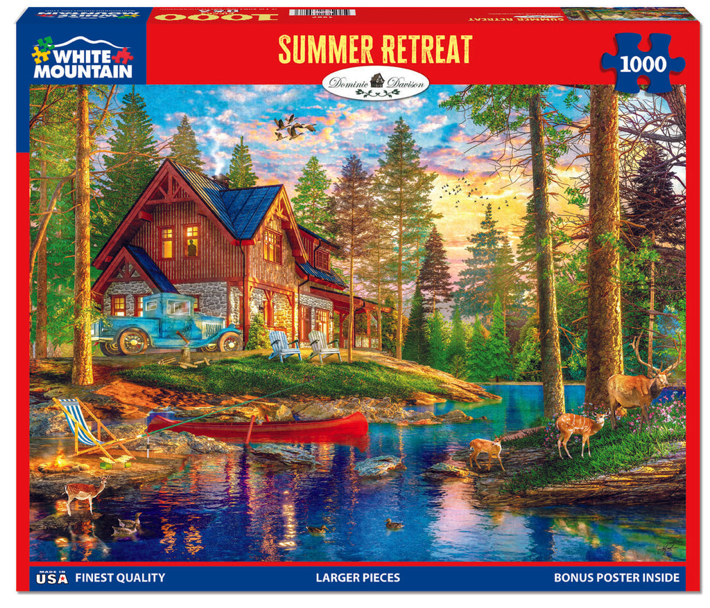 Summer Retreat (1907pz) - 1000 Piece Jigsaw Puzzle
