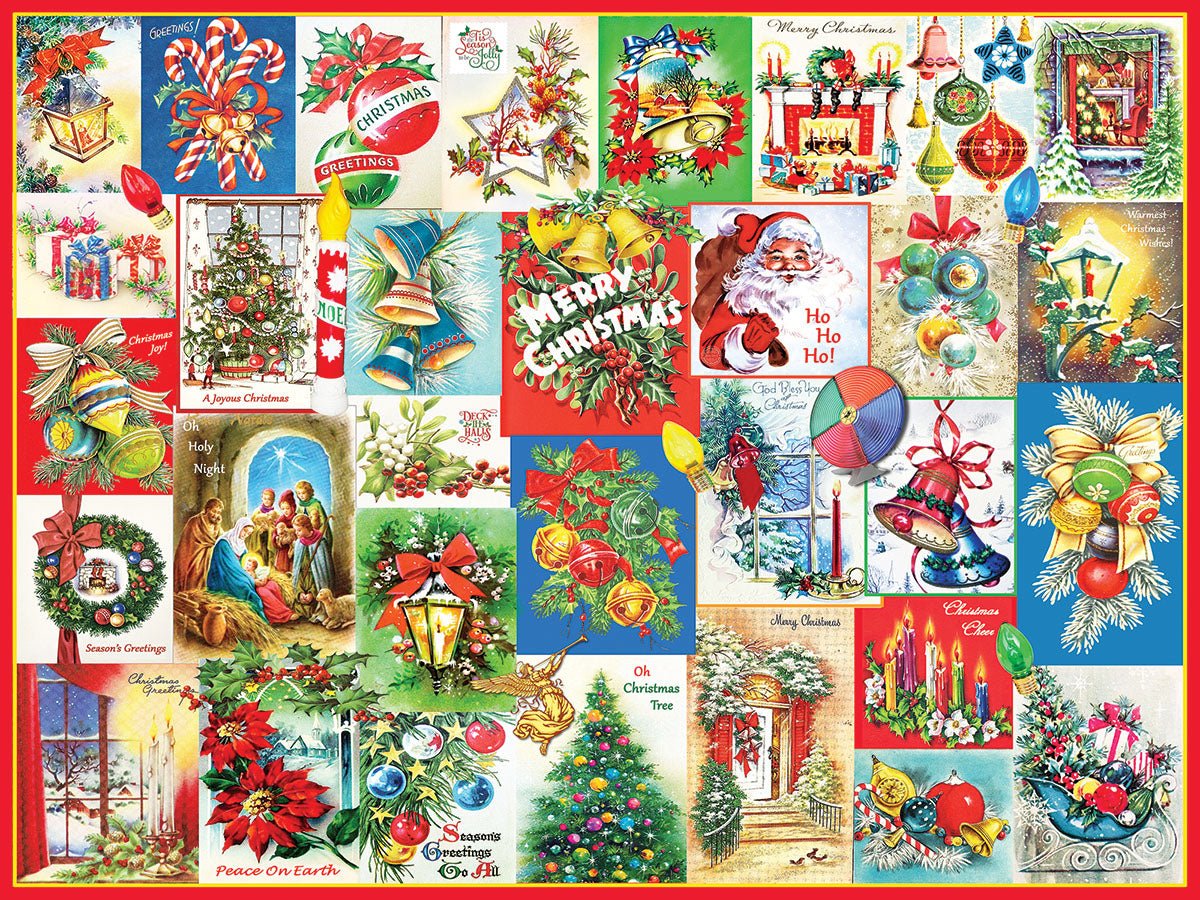 500 Piece Jigsaw Puzzle - Deck The Halls (1914pz) – White Mountain