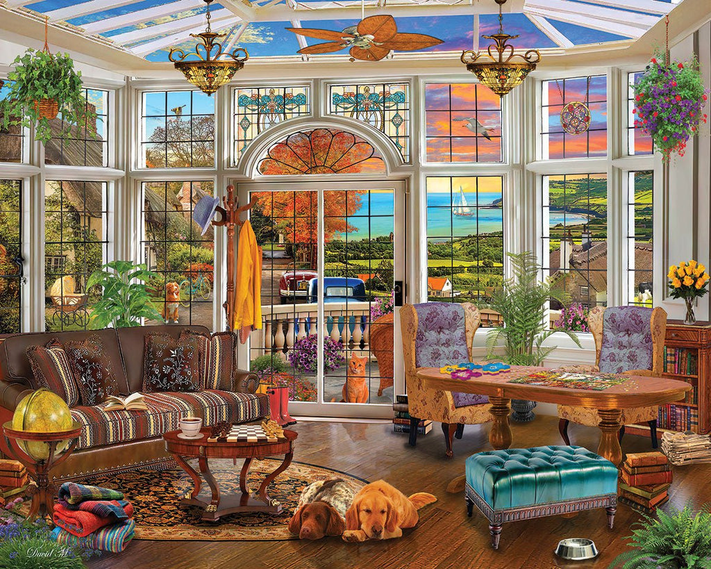 white mountain garden seeds puzzle Garden Room (1949pz)