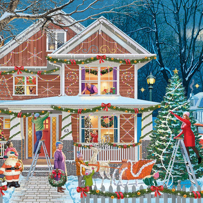 Decorating The House (1972pz) - 500 Piece Jigsaw Puzzle