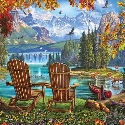 Mountain Paradise (1977pz) - 1000 Piece Jigsaw Puzzle