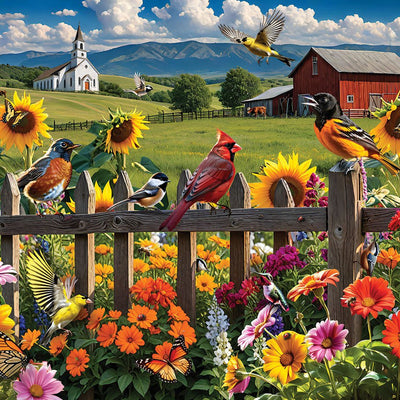 Sunday Gathering (2005pz) - 500 Piece Jigsaw Puzzle