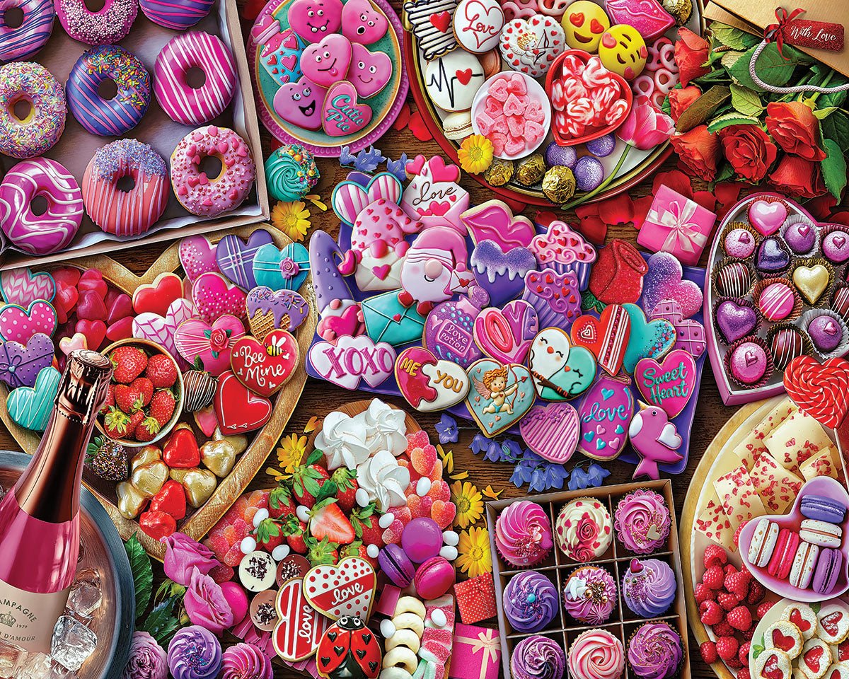1000 Piece Jigsaw Puzzle - Love Treats (2044pz) – White Mountain