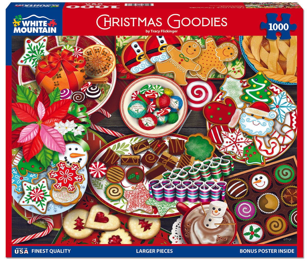 1000 Piece Jigsaw Puzzle - Christmas Goodies (2077pz) – White