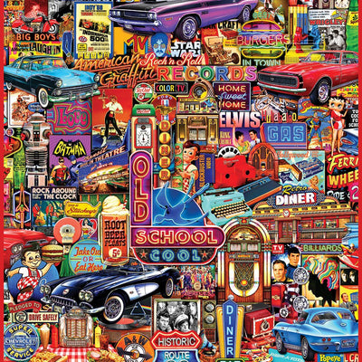 Old School Cool (2080pz) - 1000 Piece Jigsaw Puzzle