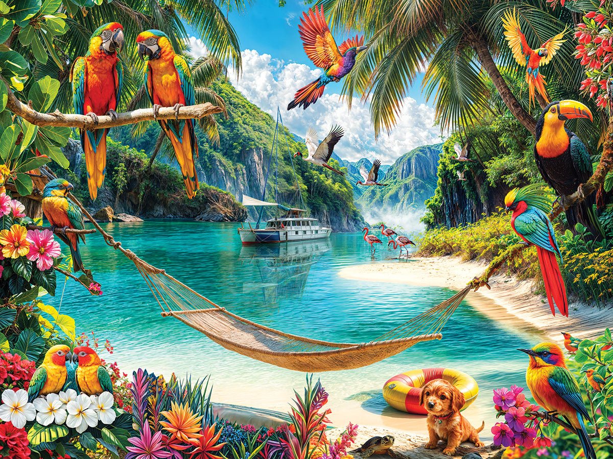 500 Piece Jigsaw Puzzle - Paradise Cove (2091pz) – White Mountain