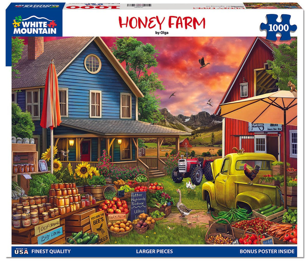 Honey Farm (2099pz) - 1000 Piece Jigsaw Puzzle