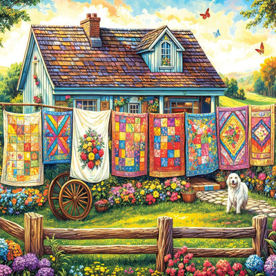 Quilt Garden (2107pz) - 500 Piece Jigsaw Puzzle