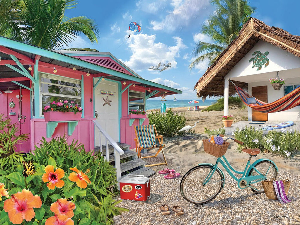 Beach Cottages (2113pz) - 500 Piece Jigsaw Puzzle