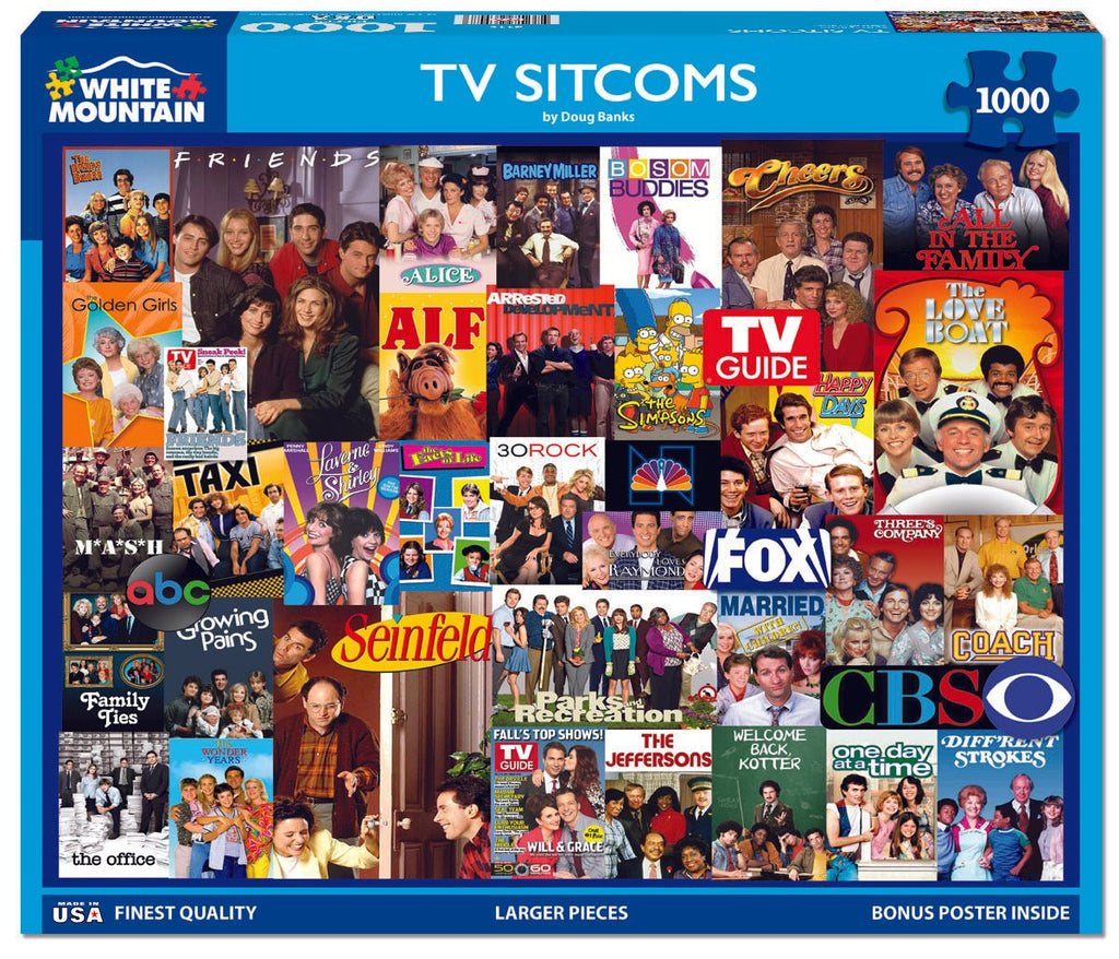 TV Sitcoms (2116pz) - 1000 Piece Jigsaw Puzzle