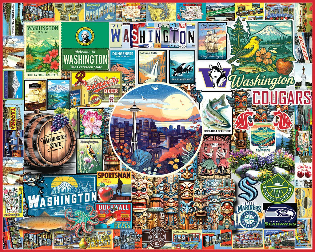 I Love Washington (2127pz) - 1000 Piece Jigsaw Puzzle