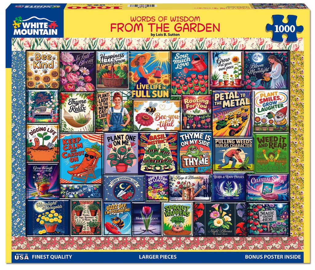 white mountain garden seeds puzzle Wisdom From The Garden (2140pz)