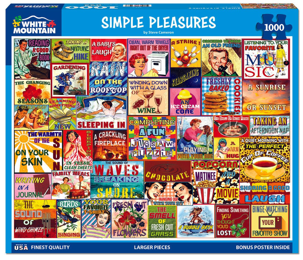 Simple Pleasures (2157pz) - 1000 Piece Jigsaw Puzzle