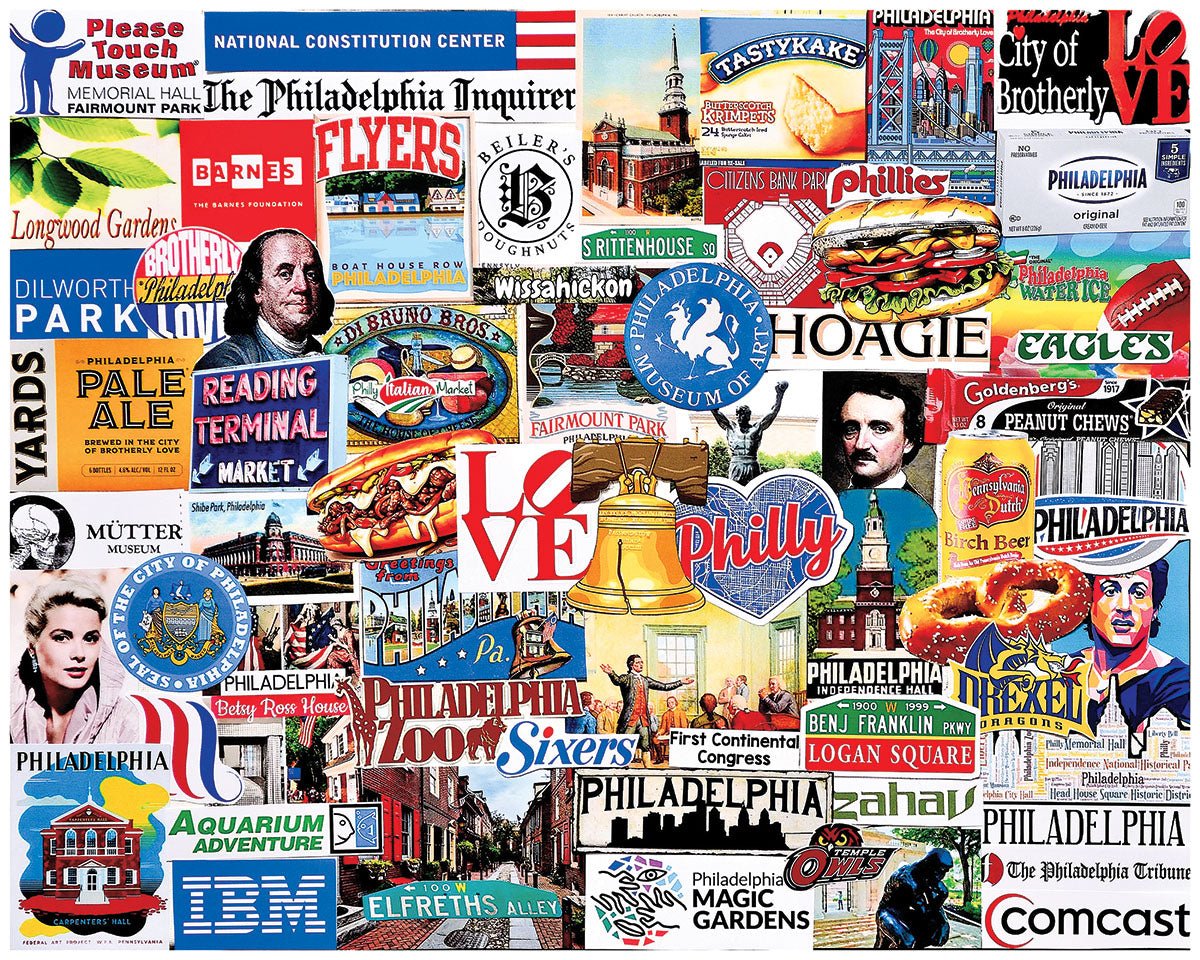 1000 Piece Jigsaw Puzzle - I Love Philly (2162pz) – White Mountain