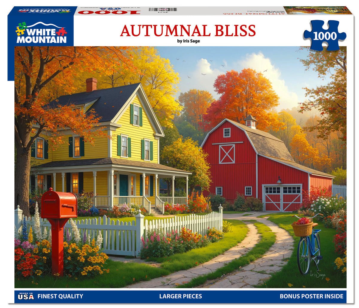 1000 Piece Jigsaw Puzzle - Autumnal Bliss (2171pz) – White